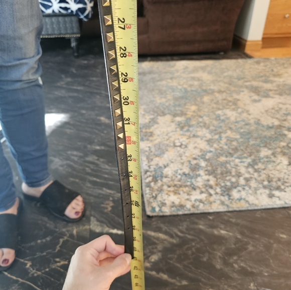 ValentinoSkinny Leather Belt - Picture 5 of 5